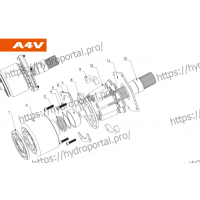 Запчасти гидронасоса A4V40